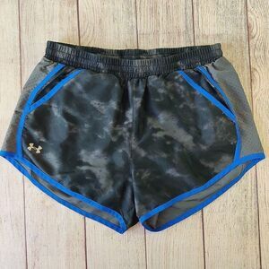 Under Armour 3" tie dye running shorts